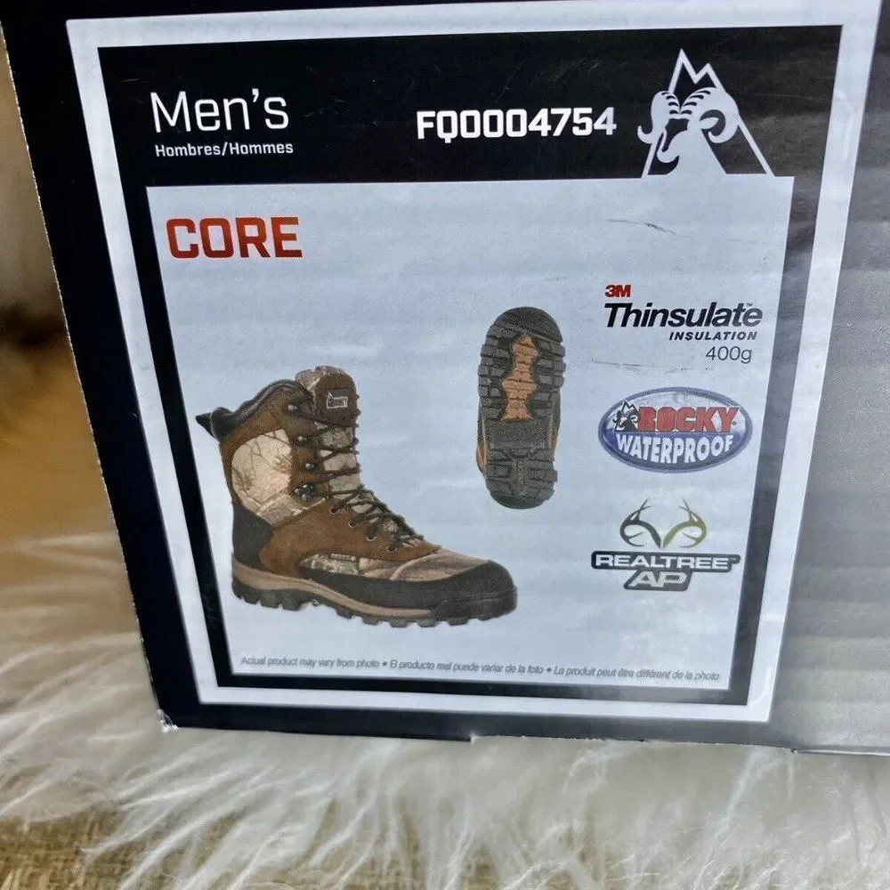 Rocky Core Waterproof 400G Insulated Outdoor Boots Mens Sz 10.5 W Fast Shipping - Picture 7 of 9